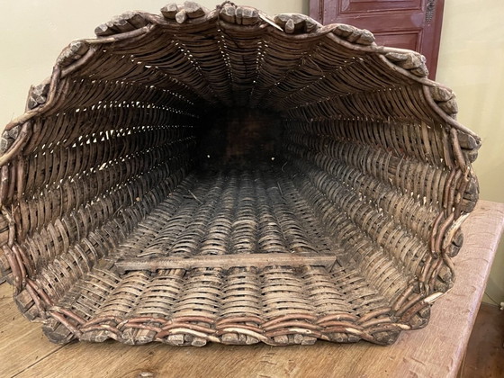 Image 1 of Cesto di raccolta Cesto di uva Cesto di vendemmia francese