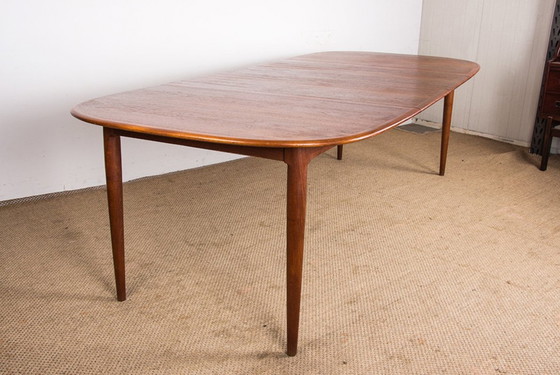 Image 1 of Très Grande Table De Repas Extensible Danoise By Hans Skovmand