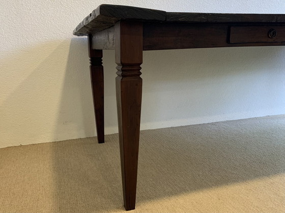 Image 1 of Antique French Farm Table