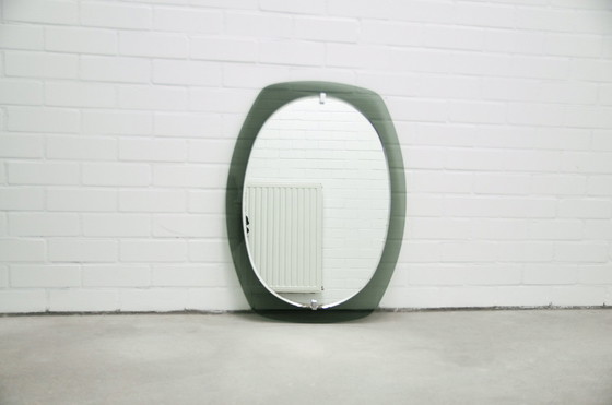 Image 1 of Smoked Green Glass Mirror Veca