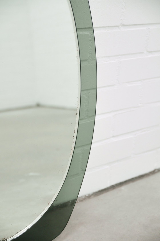 Image 1 of Smoked Green Glass Mirror Veca