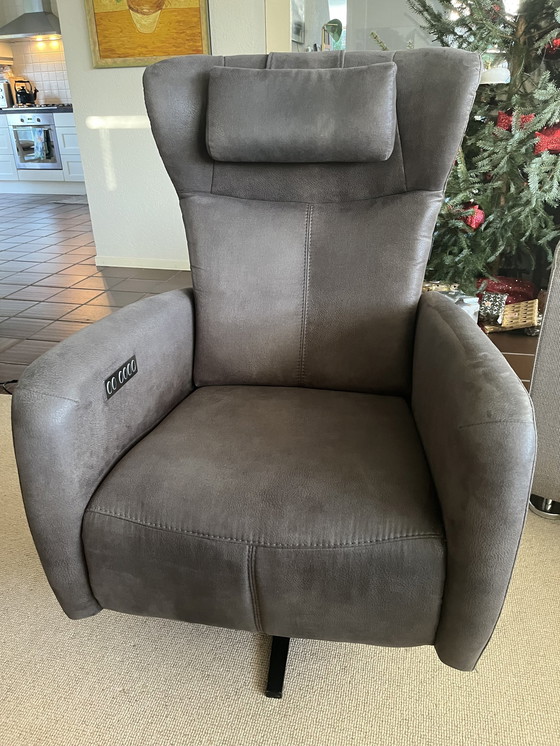 Image 1 of Prominent Sorisso Relax Armchair On Swivel Foot In New Condition