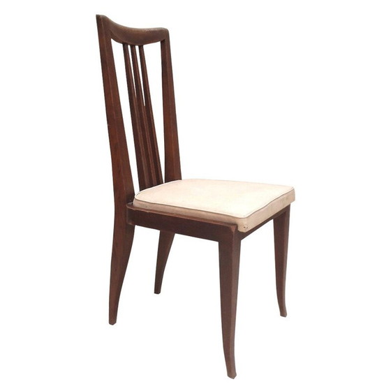 Image 1 of 6 dining chairs, Etienne-Henri MARTIN - 1940s