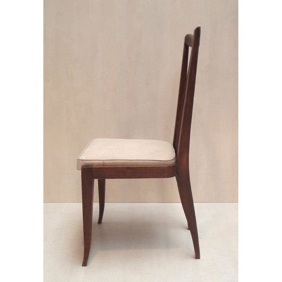 Image 1 of 6 dining chairs, Etienne-Henri MARTIN - 1940s