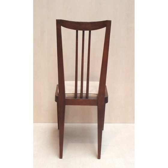 Image 1 of 6 dining chairs, Etienne-Henri MARTIN - 1940s