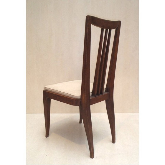 Image 1 of 6 dining chairs, Etienne-Henri MARTIN - 1940s