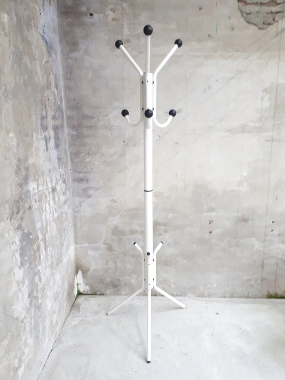 Image 1 of 70/80's white standing coat rack