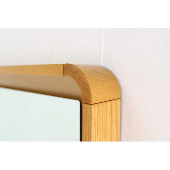 Image 1 of Vintage Italian mirror in maple frame, 1970s