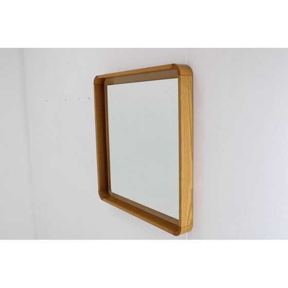 Image 1 of Vintage Italian mirror in maple frame, 1970s