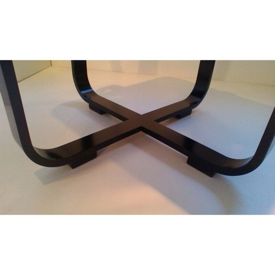 Image 1 of Vintage rectangular wooden coffee table by Jindrich Halabala, 1940