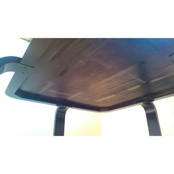 Image 1 of Vintage rectangular wooden coffee table by Jindrich Halabala, 1940