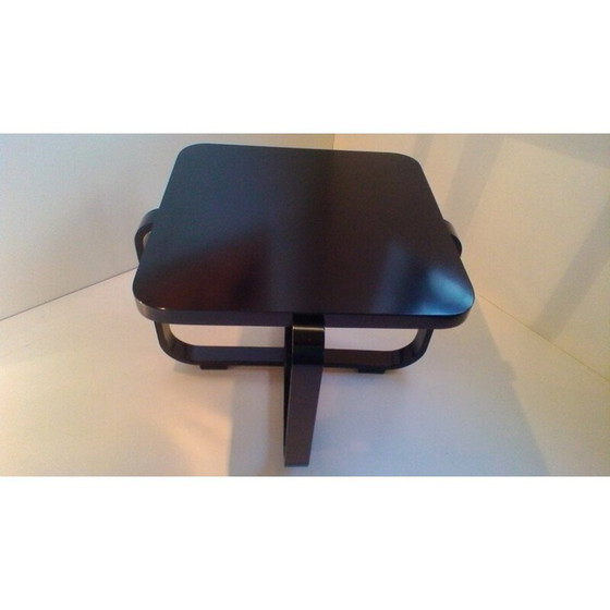 Image 1 of Vintage rectangular wooden coffee table by Jindrich Halabala, 1940