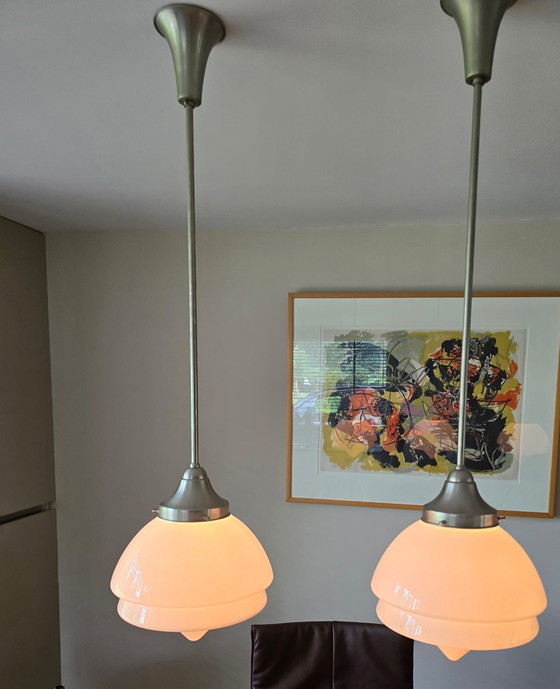 Image 1 of 2x W.H. Gispen Giso Lamps