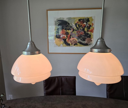 2x W.H. Gispen Giso Lamps