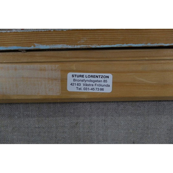 Image 1 of Dipinto vintage ad olio su tela espressionista di Sture Lorentzon, Svezia 1970