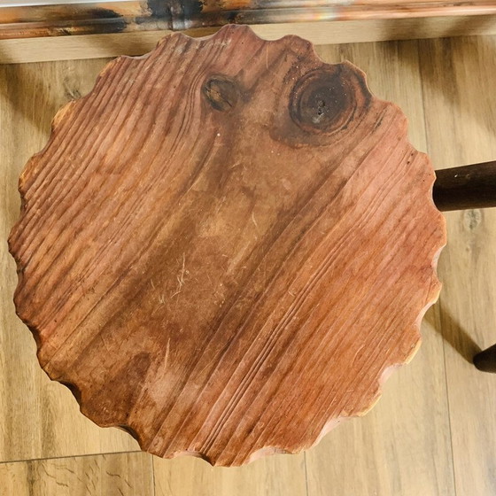 Image 1 of Set di 4 sgabelli treppiede vintage