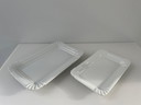 Juego de dos platos de cerámica para patatas fritas, marca Royal Houseware