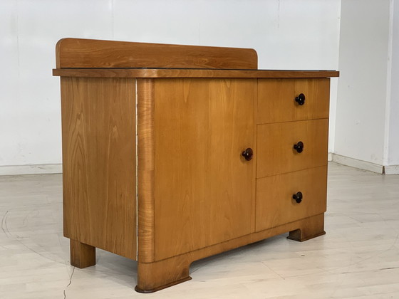 Image 1 of Mid - Century chest of drawers sideboard cabinet vintage