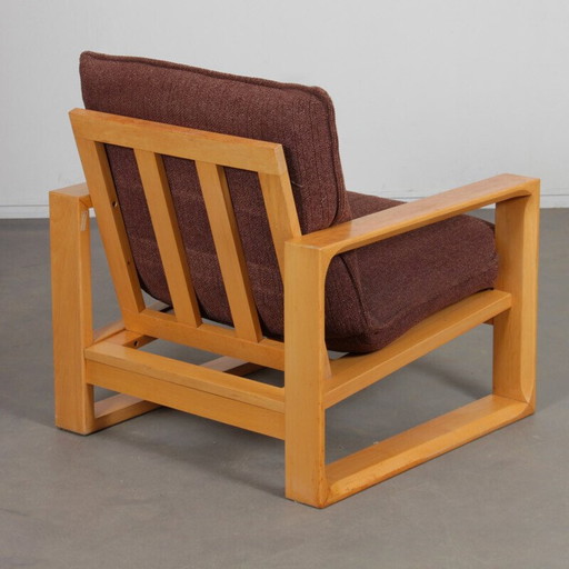 Pair of vintage Daria armchairs by Miroslav Navratil for Krkonošský Nábytek, 1985