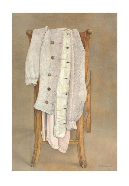 Jopie Huisman --Color Giclee Breast Skirt On Chair