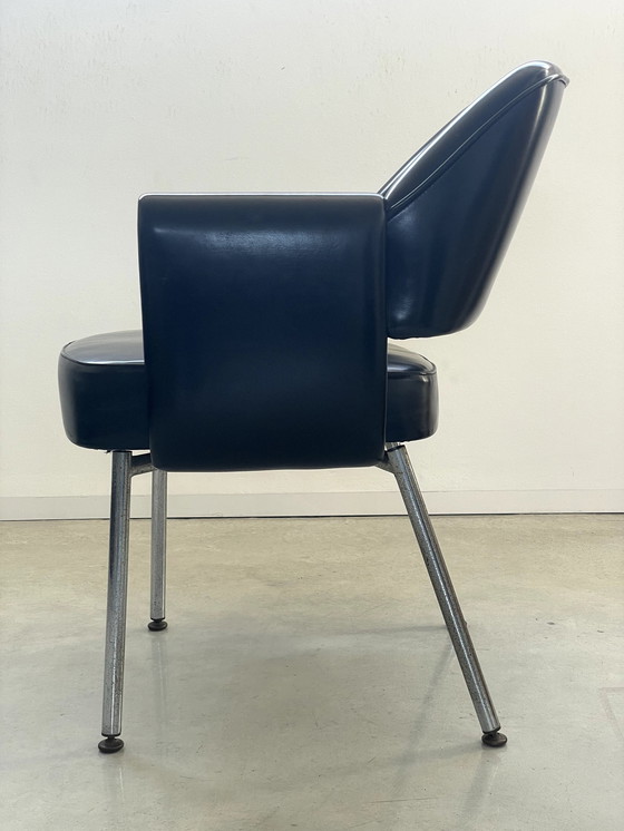 Image 1 of Mid-Century Armchairs Model Deauville By Marc & Pierre Simon For Aribone With Original Label