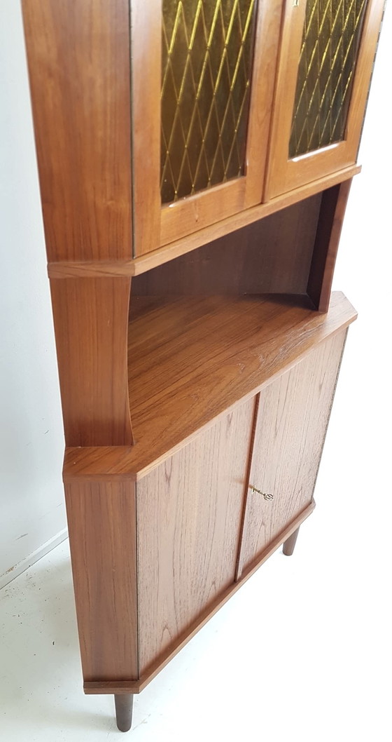 Image 1 of Credenza angolare danese vintage in teak | credenza angolare
