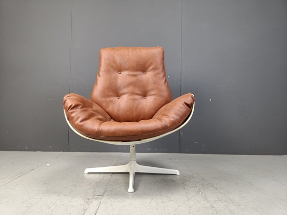 Image 1 of Mid-Century Space Age Fiberglass Armchair, 1960S