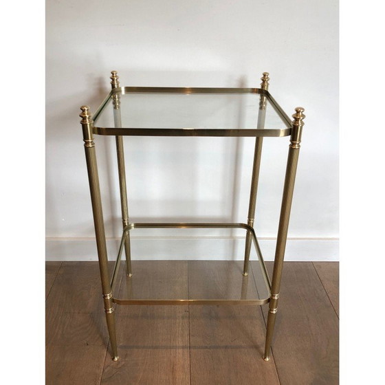 Image 1 of Pair of vintage brass sofa ends, 1940