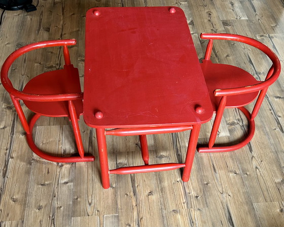 Image 1 of Karin Mobring Ikea Anna Set Enfants Table + 2 Chaises