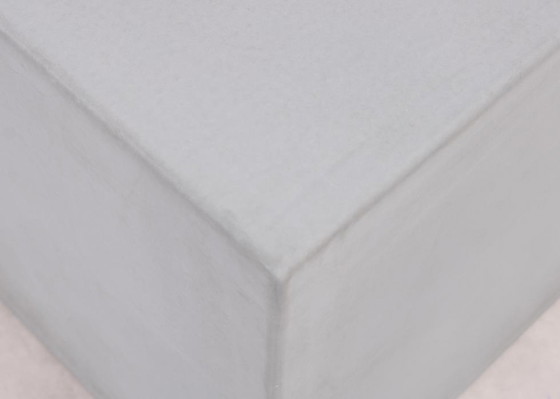 Image 1 of Sixinch pouf light gray