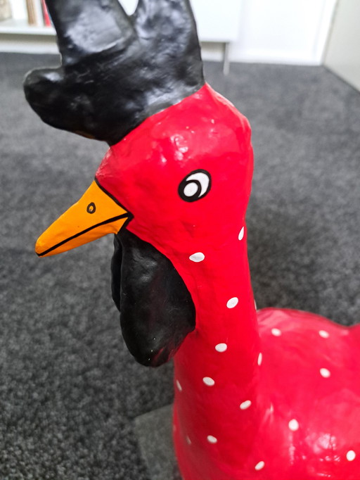 Handmade Chicken Of Papier-Maché