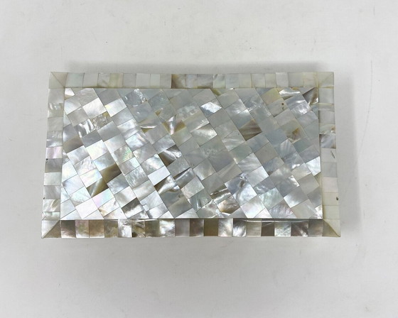 Image 1 of Small Mother-Of-Pearl Box