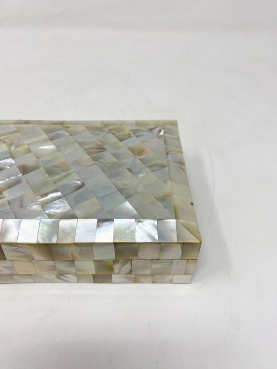 Image 1 of Small Mother-Of-Pearl Box