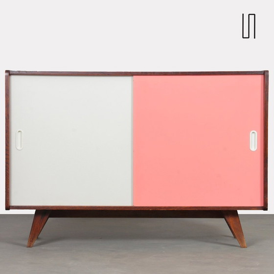 Image 1 of Vintage Dark Oak Chest of Drawers by Jiri Jiroutek, Model U-452, 1960