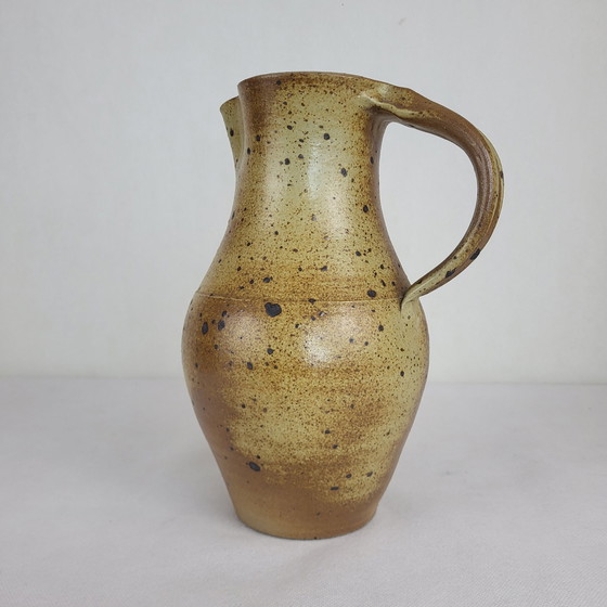 Image 1 of Stoneware Pitchers Signed Charles Gaudry (1933-1980) / Puisaye