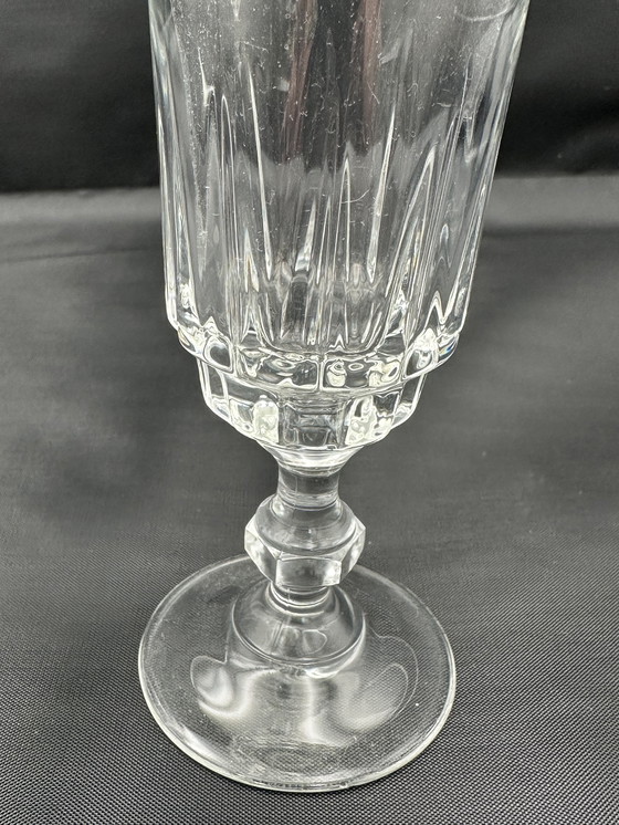 Image 1 of Verres à champagne Cristal d'Arques 1980