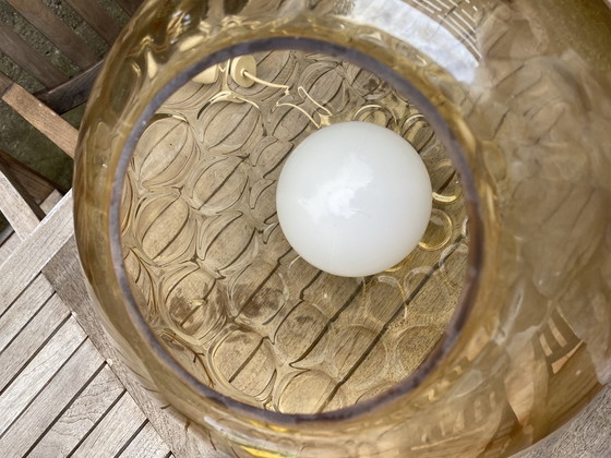 Image 1 of Lampe à suspendre vintage Boule de verre