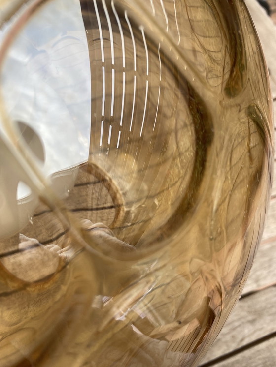 Image 1 of Lampe à suspendre vintage Boule de verre