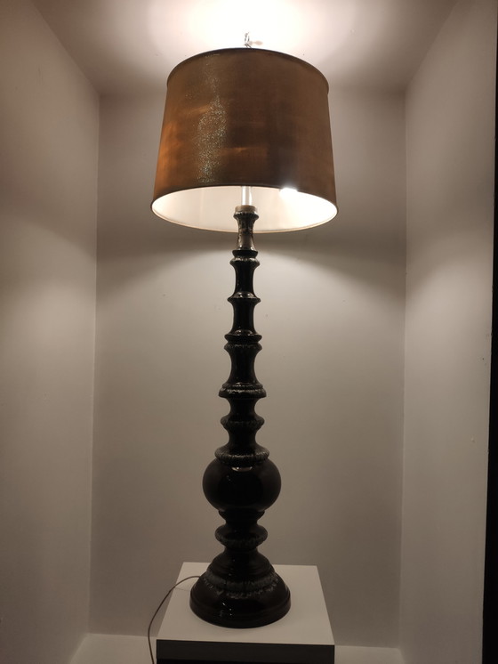 Image 1 of Lampe en céramique de l'Allemagne de l'Ouest