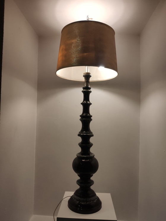 Image 1 of Lampe en céramique de l'Allemagne de l'Ouest