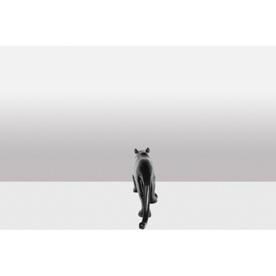 Image 1 of Vintage bronze sculpture “Large black panther” by François Pompon, 2006