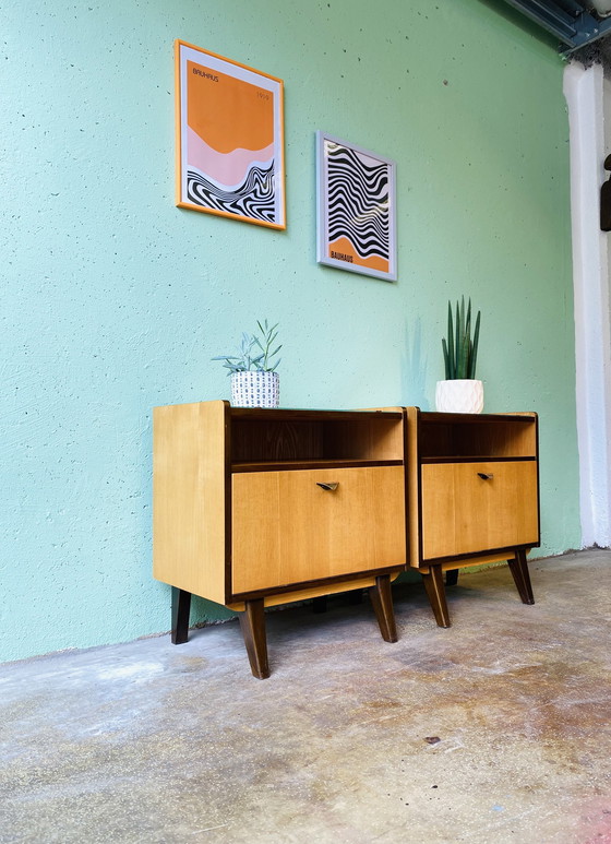 Image 1 of 2x table de nuit vintage