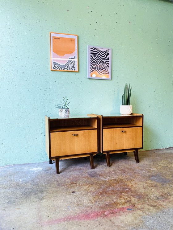 Image 1 of 2 comodini vintage 