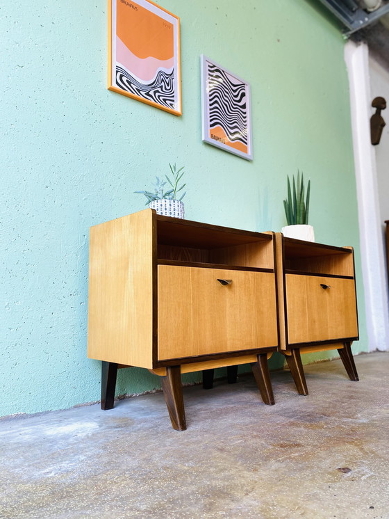 Image 1 of 2x table de nuit vintage