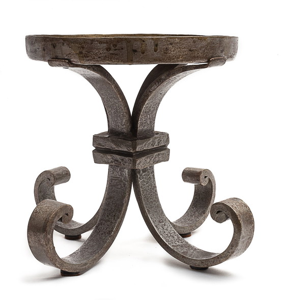 Image 1 of Wrought-iron plant stand, 1950