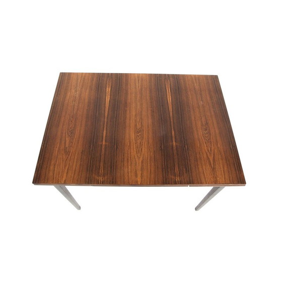 Image 1 of Vintage extendable "portfolio" dining table in rosewood, Sweden 1960