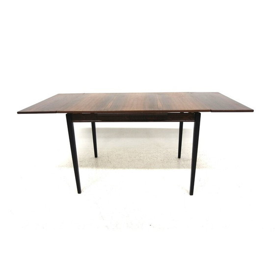 Image 1 of Vintage extendable "portfolio" dining table in rosewood, Sweden 1960