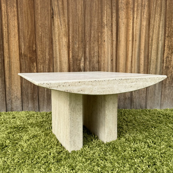 Image 1 of Travertine coffee table