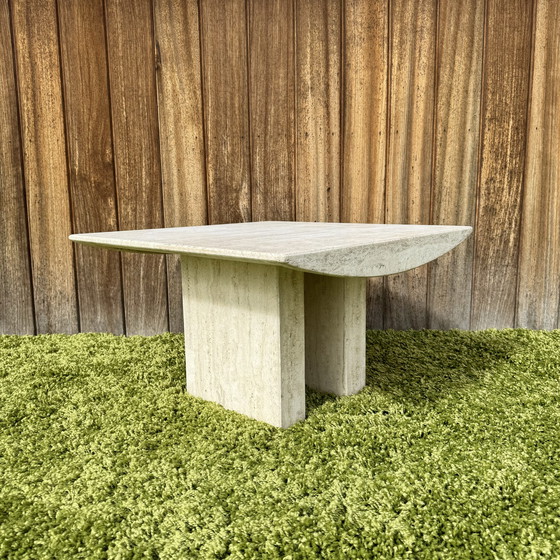 Image 1 of Travertine coffee table