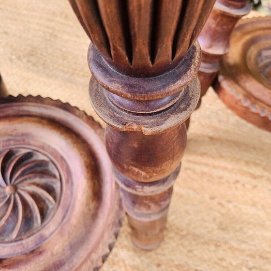 Image 1 of Pair of vintage high stools
